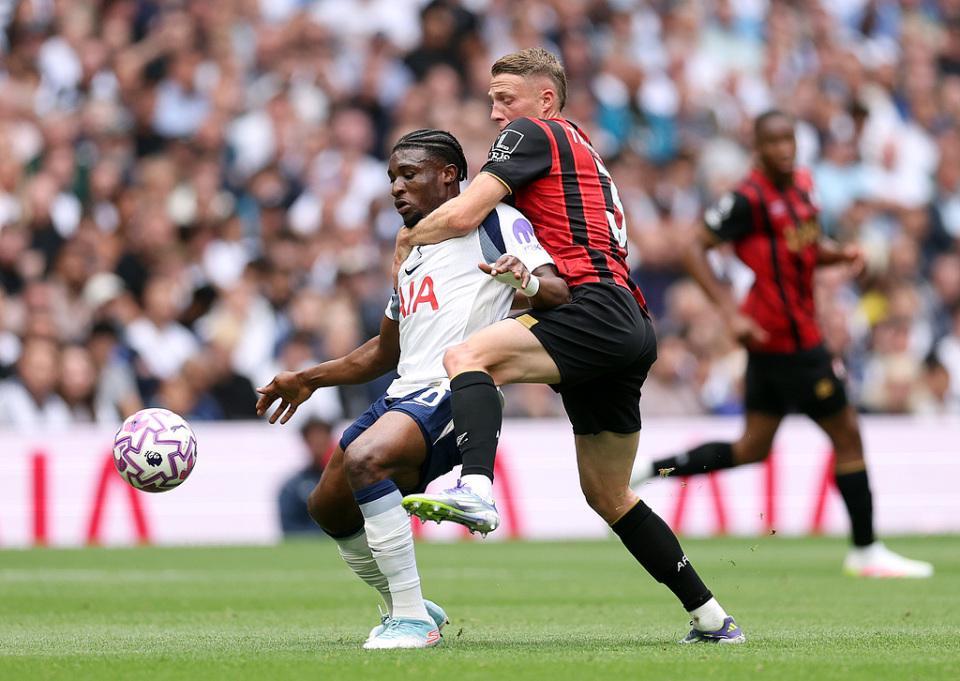 0-1！热刺2连胜终结遭英超首败 特尔失绝平良机 伯恩茅斯获2连胜